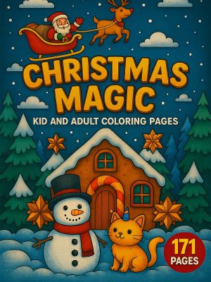 Christmas Magic &ndash; 171 Holiday-Themed Coloring Pages