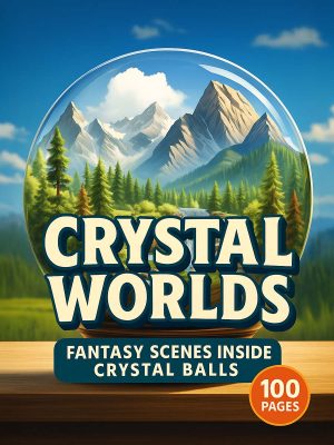 Crystal Worlds &ndash; 100 Fantasy Scenes Inside Crystal Balls