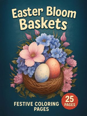 Easter Bloom Baskets &ndash; 25 Festive Coloring Pages
