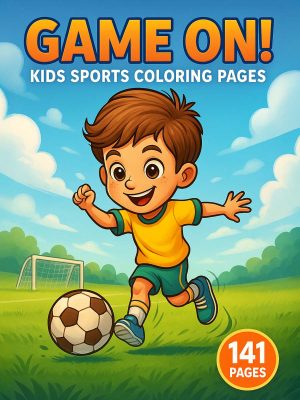 Game On! &ndash; 141 Sports & Activities Coloring Pages for Kids
