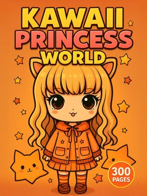 Kawaii Princess World &ndash; 300 Princess & Cute Girl Pages