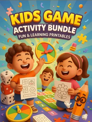 Kids Game Activity Bundle &ndash; 238 Pages of Fun & Learning