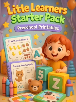 Little Learners Starter Pack &ndash; 350 Pages of Preschool Printables