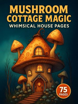 Mushroom Cottage Magic &ndash; 75 Whimsical House Pages