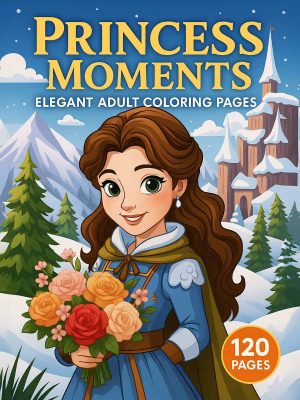Princess Moments &ndash; 120 Elegant Adult Coloring Pages