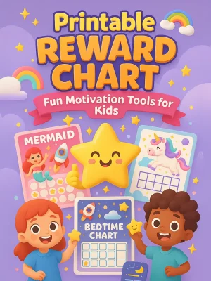 Printable Reward Chart Bundle &ndash; 15 Pages of Fun Motivation Tools for Kids