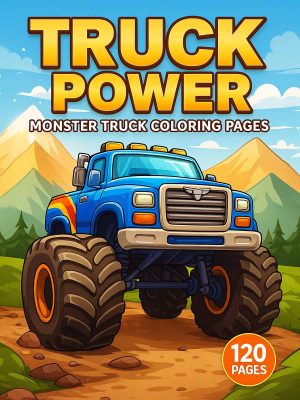 Truck Power &ndash; 120 Monster Truck Coloring Pages