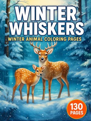 Winter Whiskers &ndash; 130 Winter Animal Coloring Pages